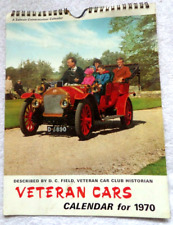 Veteran cars calendar for sale  BRIDGWATER