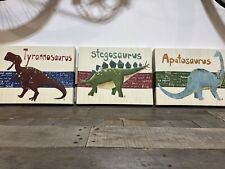 Dinosaur canvases kids for sale  Waterford