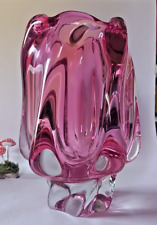 Vase glas pink gebraucht kaufen  Rain