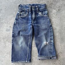 Jeans jeans vintage anos 60 Levi’s Kids Big E Selvedge EUA infantil ponto V único 302 comprar usado  Enviando para Brazil