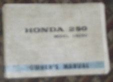 Honda cb250 owners for sale  ASHFORD