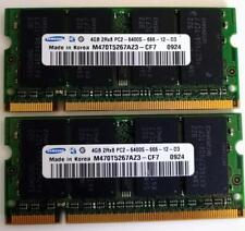 Usado, Kit de memória Samsung DDR2 PC2-6400S 8GB para notebooks comprar usado  Enviando para Brazil