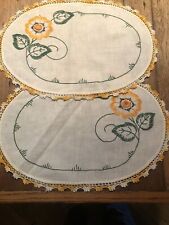 Pair matching embroidered for sale  Kansas City