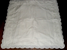 White broderie anglaise for sale  LEEDS