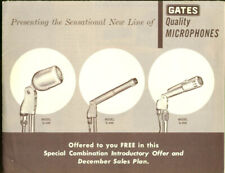 Gates microphone studio for sale  Hartford