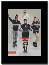 The Black Eyed Peas - Transparent Lecterns     - Matted Mounted Magazine Artwork segunda mano  Embacar hacia Argentina