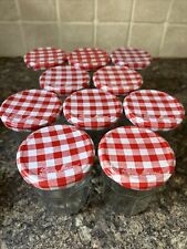 Bonne Maman Jars Red Gingham Lids  370g x 10 for sale  Shipping to South Africa