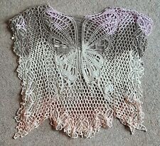 Butterfly crochet poncho for sale  YEOVIL