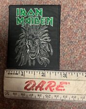 REMENDO VINTAGE Iron Maiden verde década de 1980 autêntico cabeça de metal eddie stranger things comprar usado  Enviando para Brazil