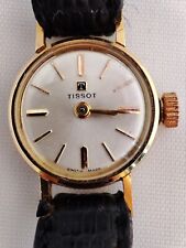 Ancienne montre mécanique de femme Tissot Suisse en or 18 carats, occasion d'occasion  Montbrison