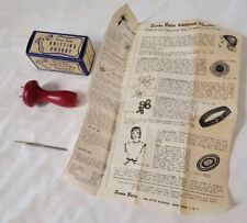 Vintage Susan Bates Knitting Knobby Original Box & Papers  for sale  Shipping to South Africa