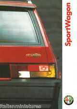 Alfa Romeo 33 Sportwagon Explora 4 Page Italian Sales Brochure for sale  Shipping to South Africa