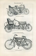 1900s OLD MOTOCICLETA PHANOMEN NECKARSULM CORONA Estampa de Gravura Antiga comprar usado  Enviando para Brazil