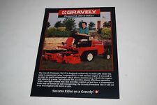 Brochure gravely pro for sale  Edinburg