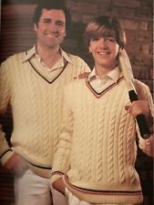 Knitting pattern men for sale  WIRRAL