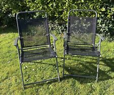 Folding garden chairs for sale  CEMAES BAY
