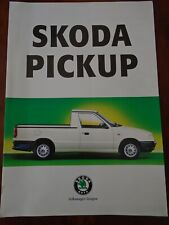 Skoda pickup brochure for sale  KINGS LANGLEY