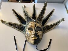 Mardigras mask black for sale  SUDBURY