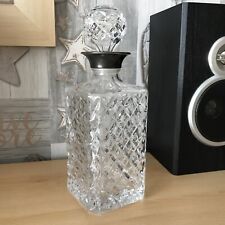 square glass decanter for sale  CHESTER