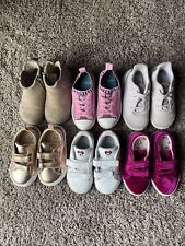 Lote de 6 pares de zapatos para niñas pequeñas talla 7 7c 7k Adidas Minnie Mouse segunda mano  Embacar hacia Argentina