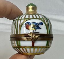 Limoges La Gloriette Birdcage Porcelain Trinket Box - 92673 for sale  Shipping to South Africa