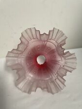 Vintage cranberry glass for sale  CAMELFORD