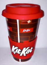 Kit Kat Candy Bar Taza de Café de Viaje Vaso de Cerámica - Silicona Funda Térmica y Tapa segunda mano  Embacar hacia Argentina