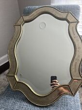 gold leaf oval mirror for sale  Voorhees