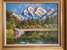Will Klinger Franken obraz olejny góry . William , Willy niemiecki Malarz , używany na sprzedaż  PL