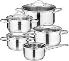 Velaze Eloria 9 Piece Cookware Set Non-Stick Stainless Steel  for sale  Shipping to South Africa