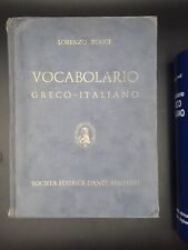 Vocabolario greco lorenzo usato  Roma
