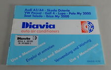 Usado, Instruções de operação/suporte manual de ar condicionado Diavia 05/2000 comprar usado  Enviando para Brazil