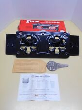 Vintage Sterno 2 Burner Cook Stove No. 46 w/box Opener Instructions color: black for sale  Shipping to South Africa