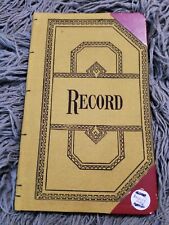Vintage records journal for sale  Garland