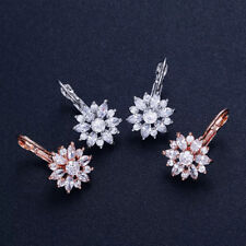 Brincos femininos de diamante cristal flor sol strass gota orelha brinco joias para festa comprar usado  Enviando para Brazil