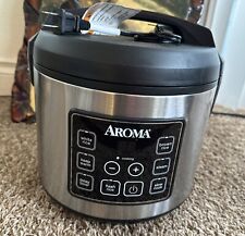 AROMA ARC-150SB 5 qt Digital Cool-Touch Rice Cooker - Silver, used for sale  Shipping to South Africa