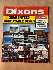 1980 dixons sales for sale  CHESTERFIELD