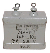 Capacitor 1uF 200V hermetic oil MPHP UNITRA TELPOD [R2] na sprzedaż  PL