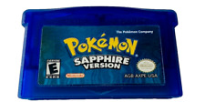 Game Gameboy Advance, USA language, Pokémon Sapphire version, usado segunda mano  Embacar hacia Argentina