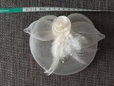 fascinator weiß gebraucht kaufen  Hohenthann