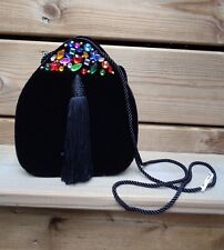 Vintage handbag black d'occasion  Perpignan-