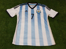 Camiseta de la Selección Nacional Argentina Adidas - 2014 - # 7 Di María - partido, usado segunda mano  Argentina 