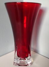 red beautiful clear vase for sale  Little River