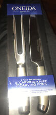 Oneida Preferred Cutlery 2 Piece Stainless Steel Carving Set NIP for sale  Shipping to South Africa