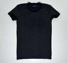 Camiseta masculina Emporio Armani manga curta listras pretas brancas tamanho P comprar usado  Enviando para Brazil
