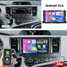 Radio estéreo para Toyota Sienna 2011-2014 Android 13 autos GPS navegación WIFI CarPlay BT segunda mano  Embacar hacia Argentina