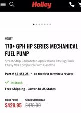 Fuel pump holley for sale  Kissimmee