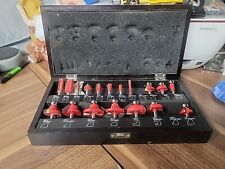 CRAFTSMAN 75th Anniversary 20 Piece ROUTER BIT SET w/ Wooden Case (Missing two) for sale  Shipping to South Africa