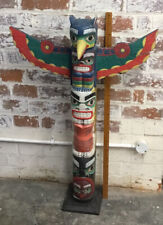 Colourful wooden totem for sale  SUTTON COLDFIELD