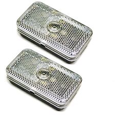 Mini Front Marker Light for Trailer, Caravan White Clear Lamp PAIR TR146, used for sale  Shipping to South Africa